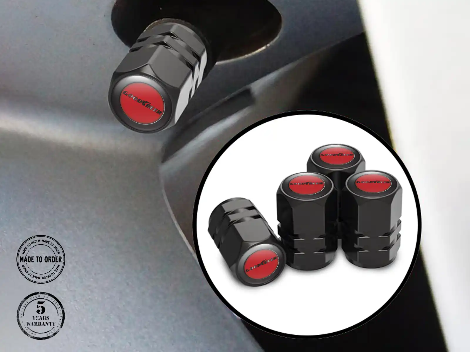 Tires Valve Caps for Motorcycle High-End Build